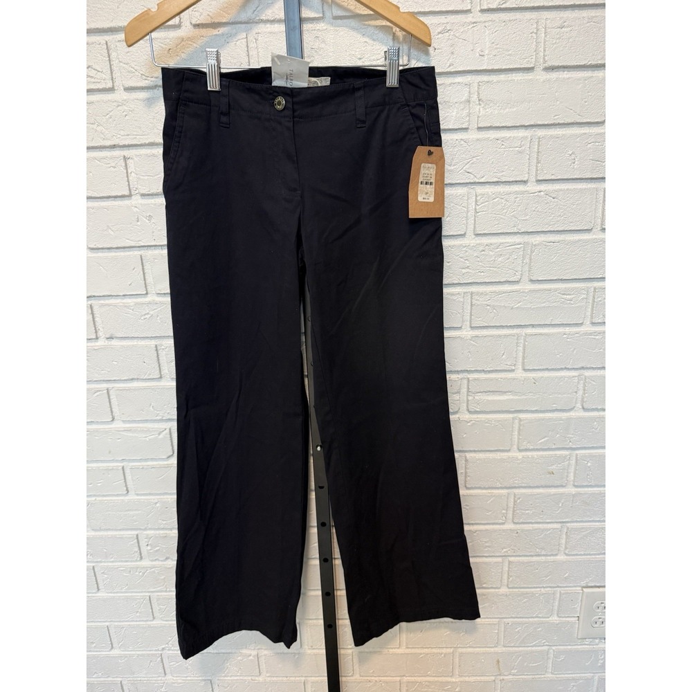 Talbots Navy Chino Pants 2P Petite‎ Stretch Cotton Career Work Pants NWT